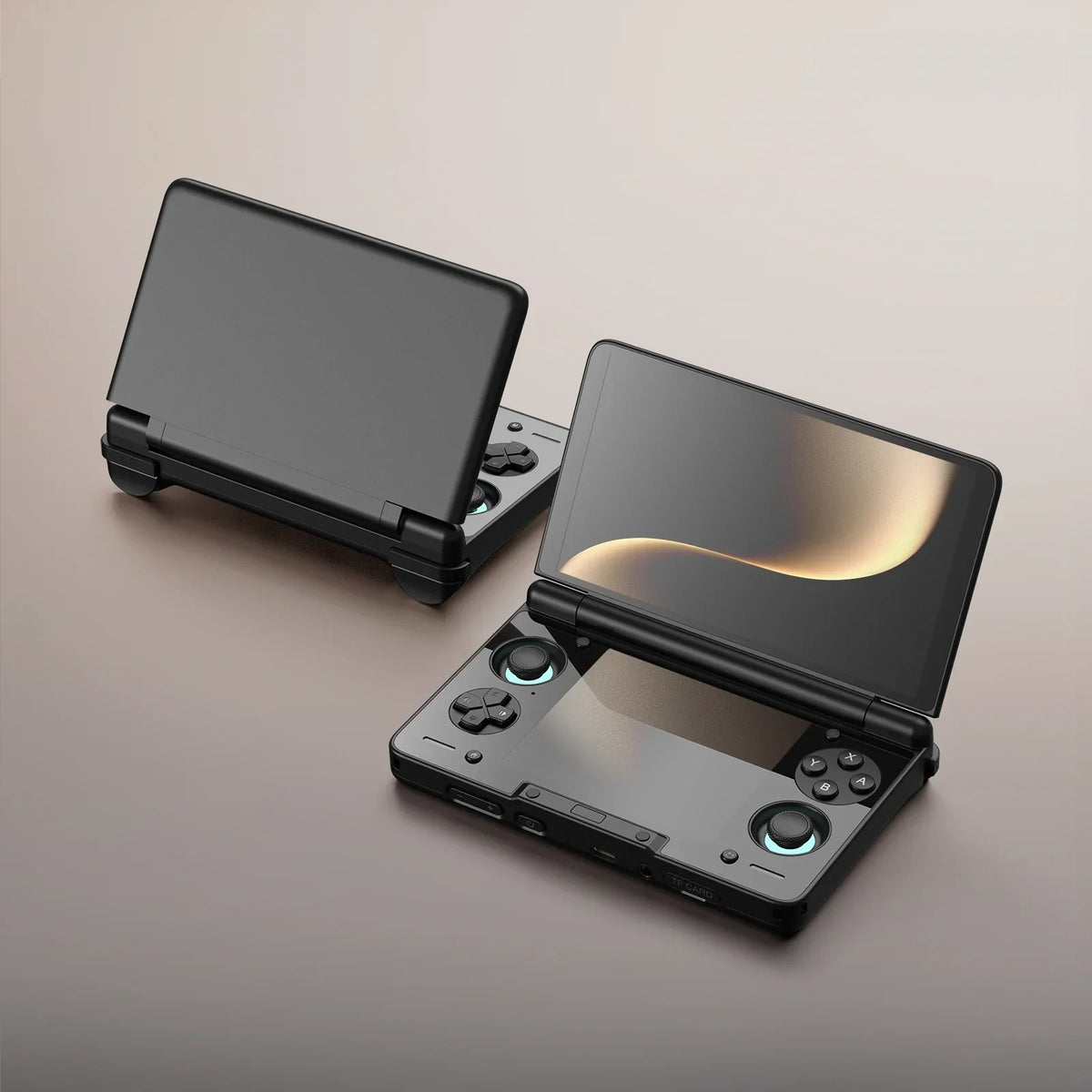 Consola portátil AMOLED de doble pantalla para juegos