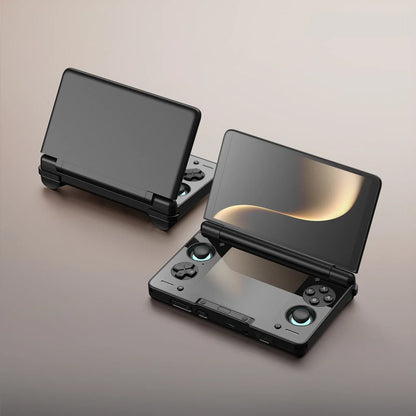 Consola portátil AMOLED de doble pantalla para juegos