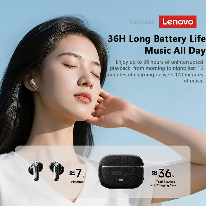 Lenovo LE208 Kabellose Gaming-Ohrhörer – ENC, 38 ms geringe Latenz