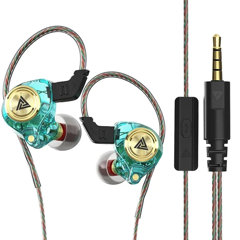 QKZ AK3 kabelgebundene Kopfhörer mit Mikrofon – HiFi-Bass-Gaming-Headset