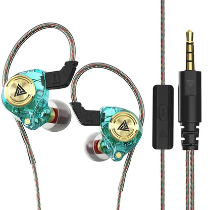 QKZ AK3 kabelgebundene Kopfhörer mit Mikrofon – HiFi-Bass-Gaming-Headset