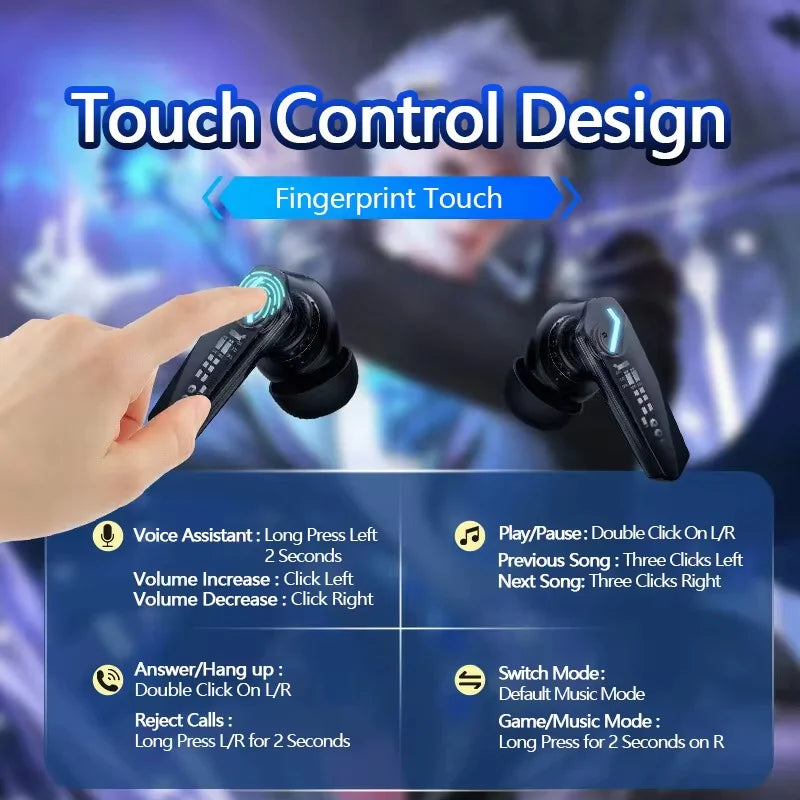Lenovo GM2 Pro Wireless Gaming Earbuds – Low Latency & Dual Mode