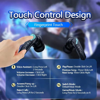 Lenovo GM2 Pro Wireless Gaming Earbuds – Low Latency & Dual Mode