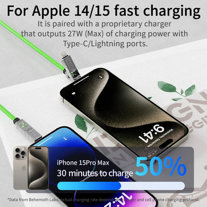 240W 4-in-1 Fast Charging Cable – Multi-Port USB-C Cable