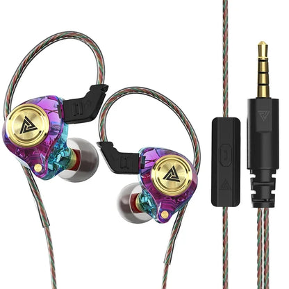 QKZ AK3 kabelgebundene Kopfhörer mit Mikrofon – HiFi-Bass-Gaming-Headset