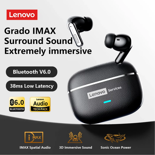 Lenovo LE208 Kabellose Gaming-Ohrhörer – ENC, 38 ms geringe Latenz