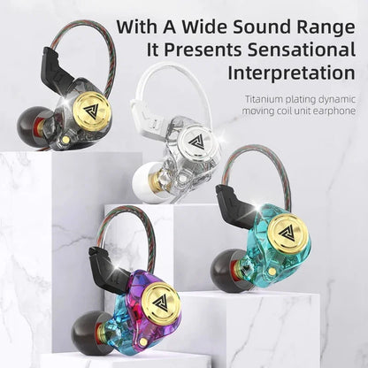 QKZ AK3 kabelgebundene Kopfhörer mit Mikrofon – HiFi-Bass-Gaming-Headset