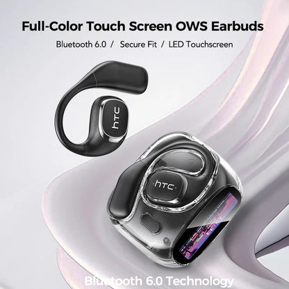 HTC NE11 Wireless Earbuds – HD Display, 30H Battery